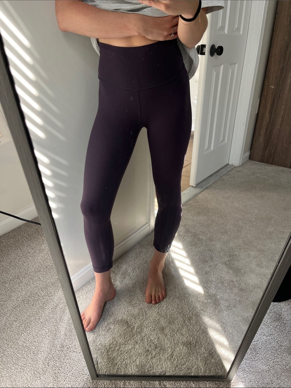 Lululemon High-Waist Purple Align Leggings